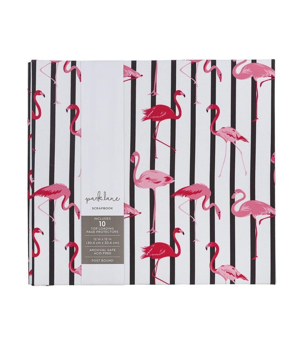 Albums | 12″ x 12″ Flamingos Scrapbook Album Albums Albums