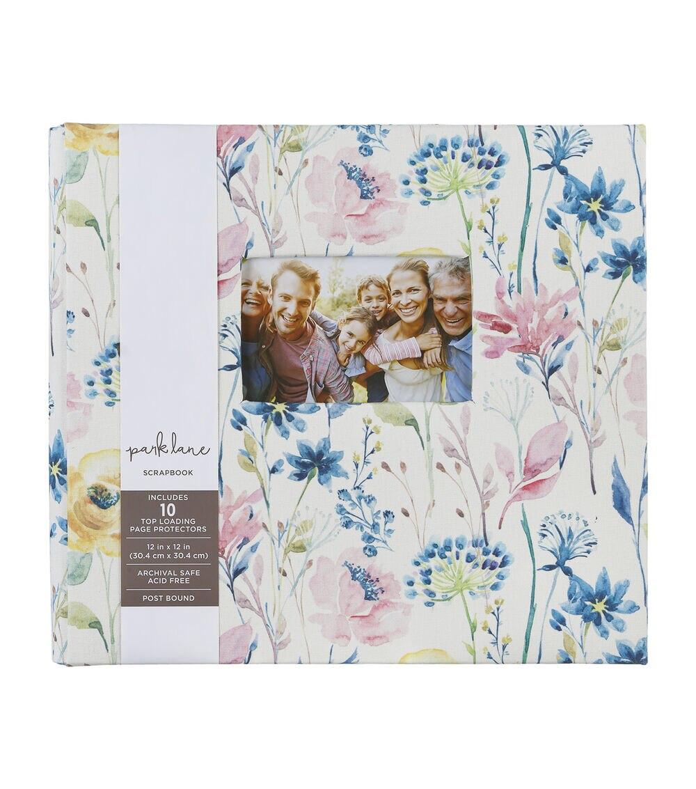 Albums | 12″ x 12″ Multicolor Floral Scrapbook Album Albums Albums