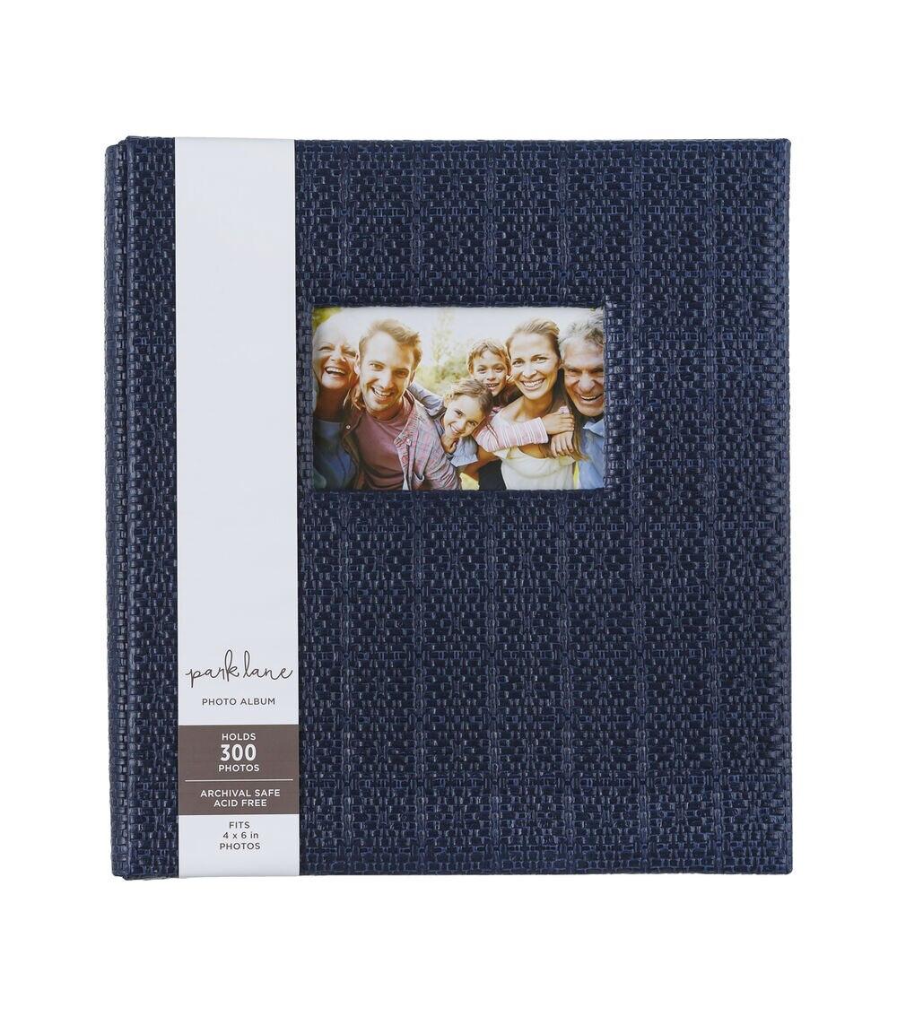 Albums | 12″ x 12″ Navy Rattan Photo Album Albums Albums