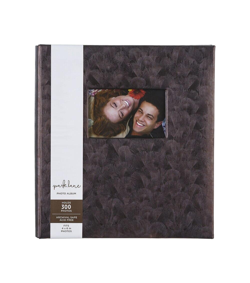 Albums | 14″ x 12.5″ Brown Leather Photo Album Albums Albums