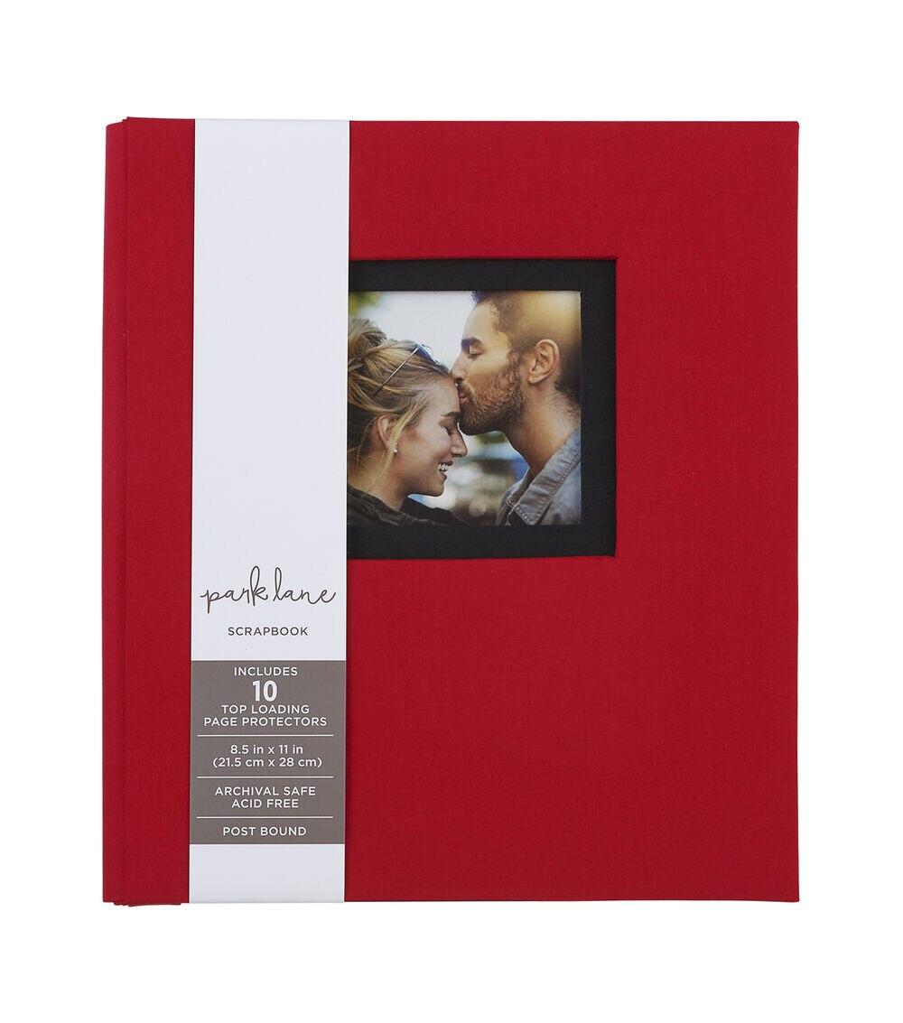 Albums | 8.5″ x 11″ Burgundy Scrapbook Album Albums Albums