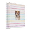 Albums | 8″ x 8.5″ Pastel Striped Scrapbook Album Albums Albums