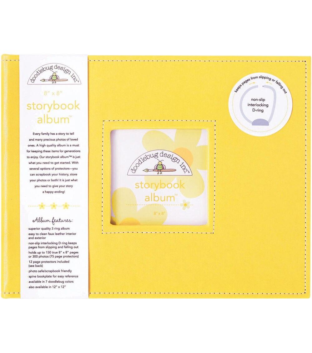 Albums | 8in x 8in Storybook D-ring Album – Bumblebee Albums Albums