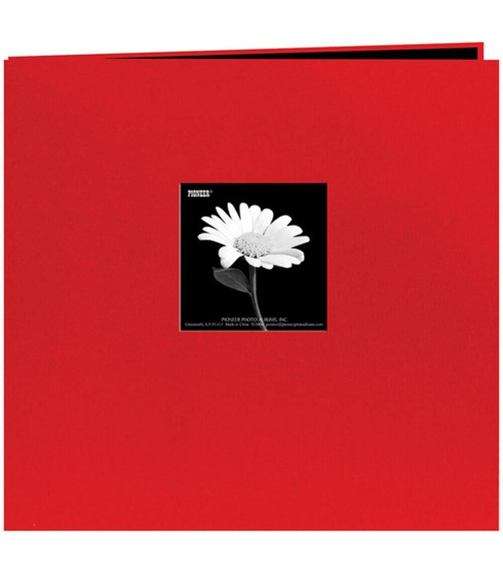 Albums | 8”x8” Cloth Postbound Album Red Albums Albums