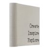 Albums | 9.5″ x 8.5″ Create Inspire Explore on Linen Scrapbook Album Albums Albums