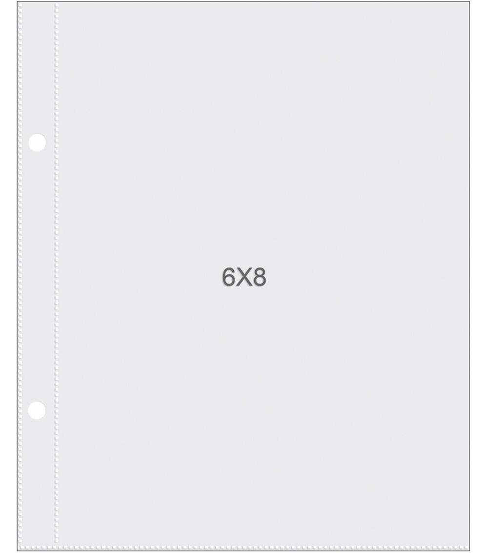 Albums | Pocket Pages For 6″X8″ Binders 10 Pkg (1) 6″X8″ Pocket Albums Albums