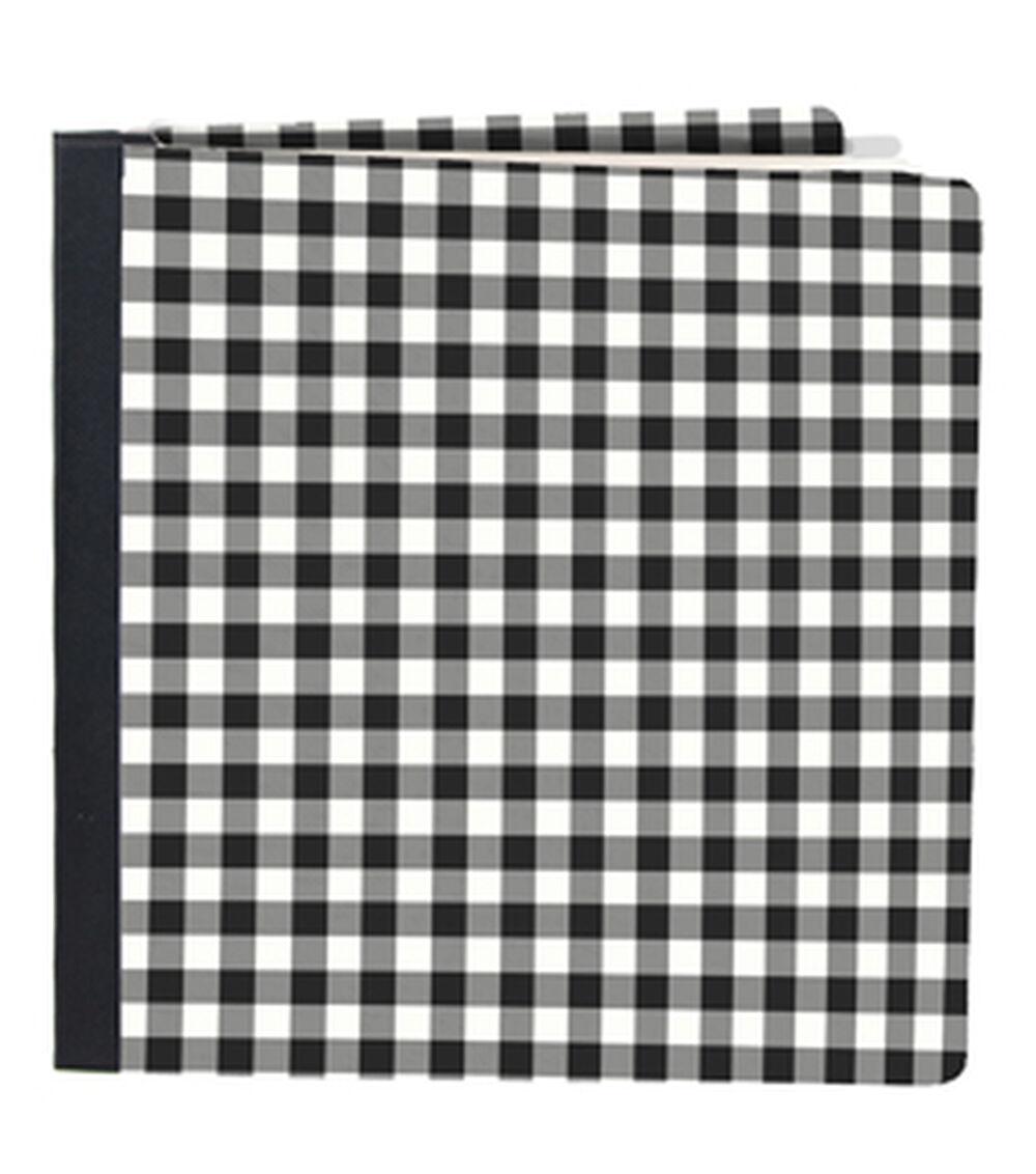 Albums | Simple Stories Flipbook Black Buffalo Check 6″X8″ Albums Albums