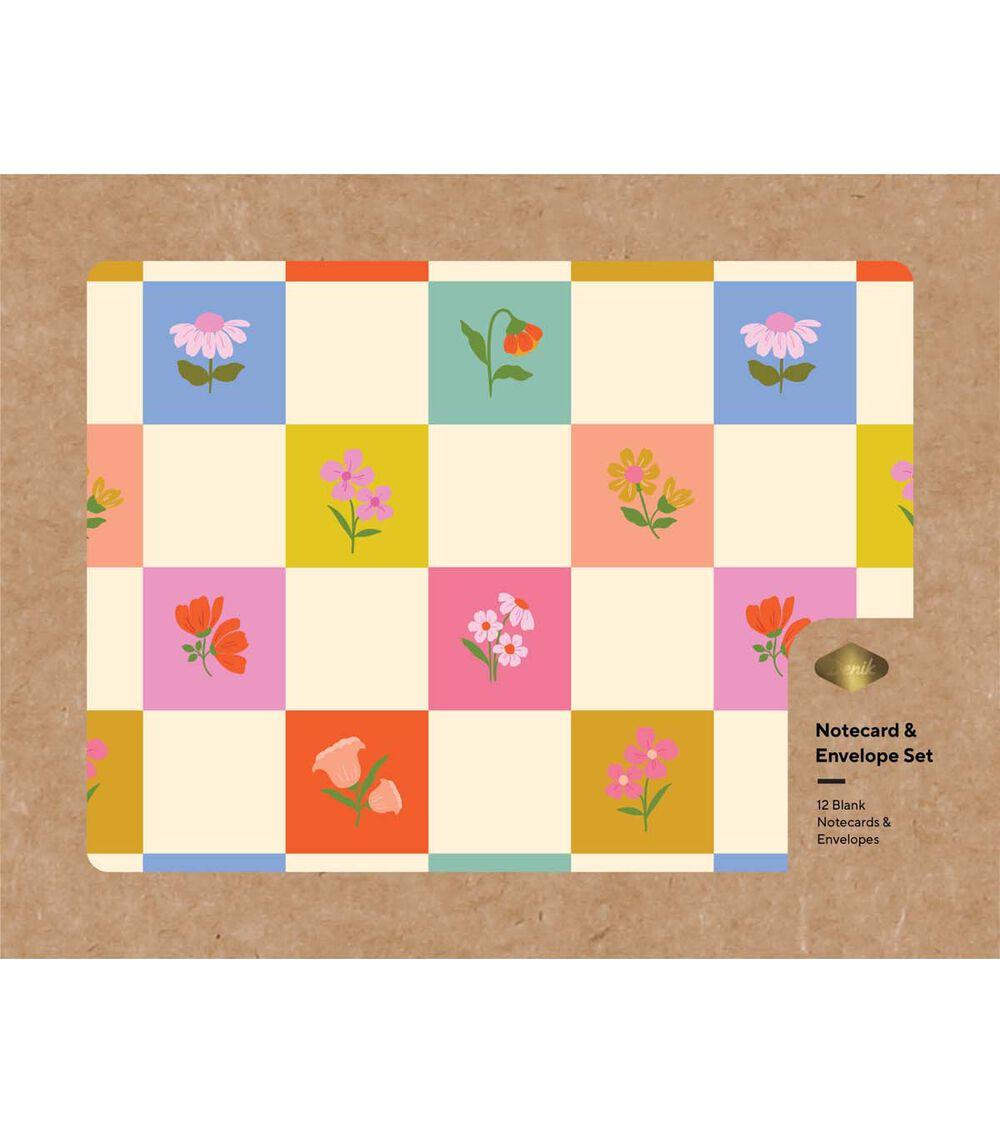 Card Making | 24ct Petals & Checkers Note Cards Card Making Card Making