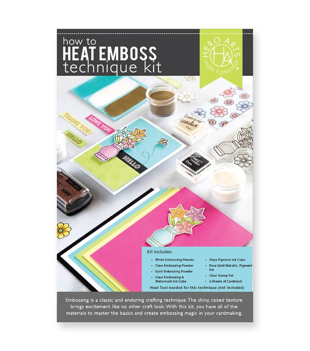 Card Making | 5.5″ x 8.5″ How To Heat Embossing Technique Kit Card Making Card Making