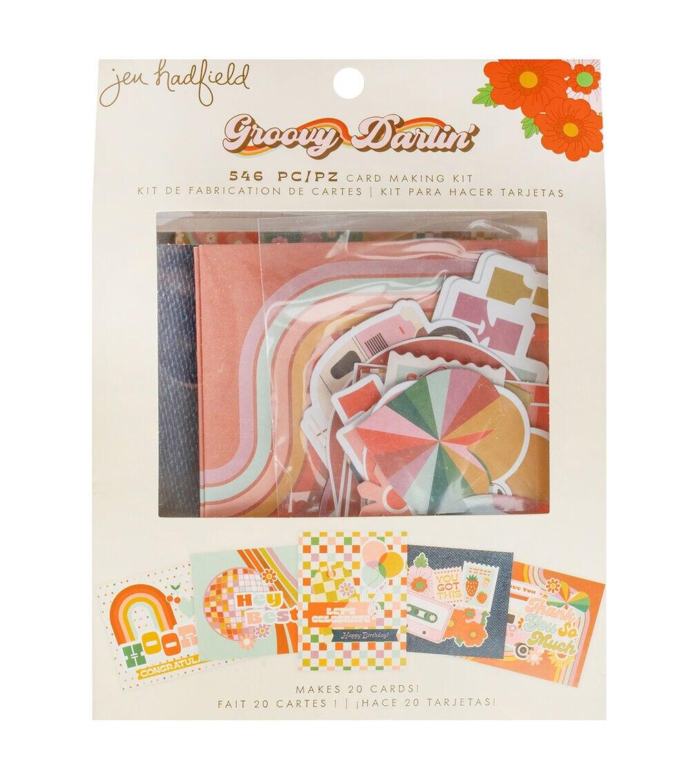 Card Making | 8″ x 6″ Jen Hadfield Groovy Darlin Card Making Kit Card Making Card Making