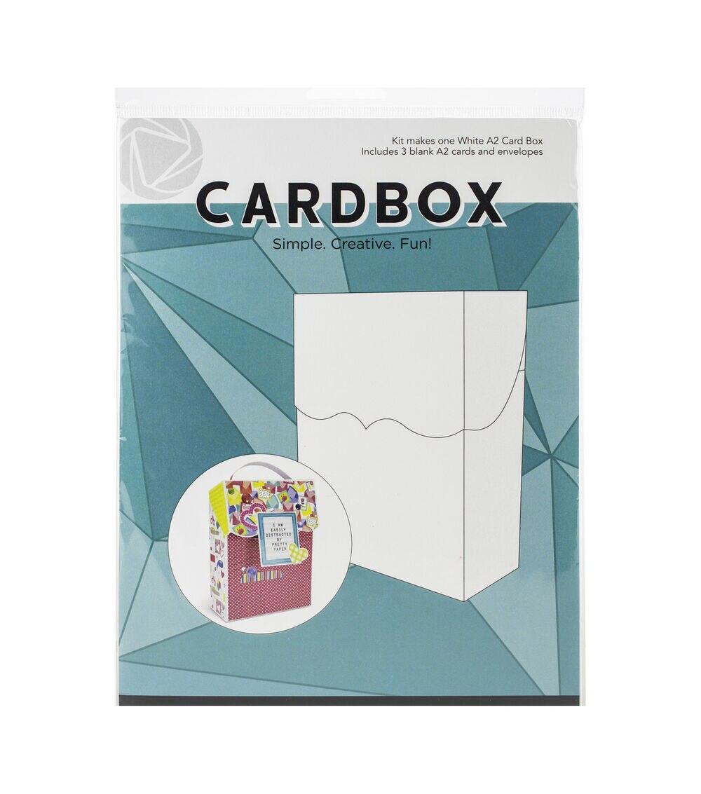 Card Making | Photoplay A2 Cardbox with 3 Cards & Envelopes White Card Making Card Making