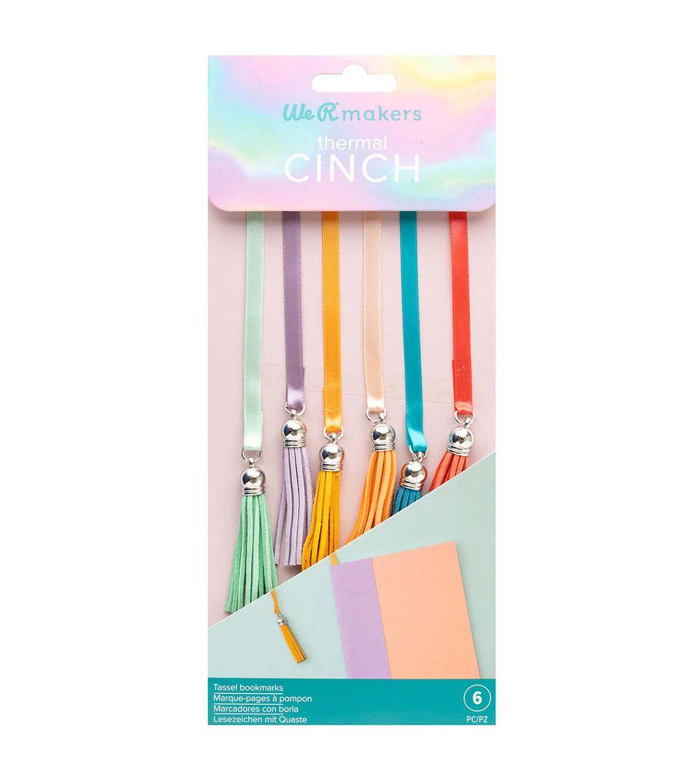 Cutting & Papercrafting Tools | 6ct Thermal Binding Bookmark Rainbow Tassel Cutting & Papercrafting Tools Cutting & Papercrafting Tools