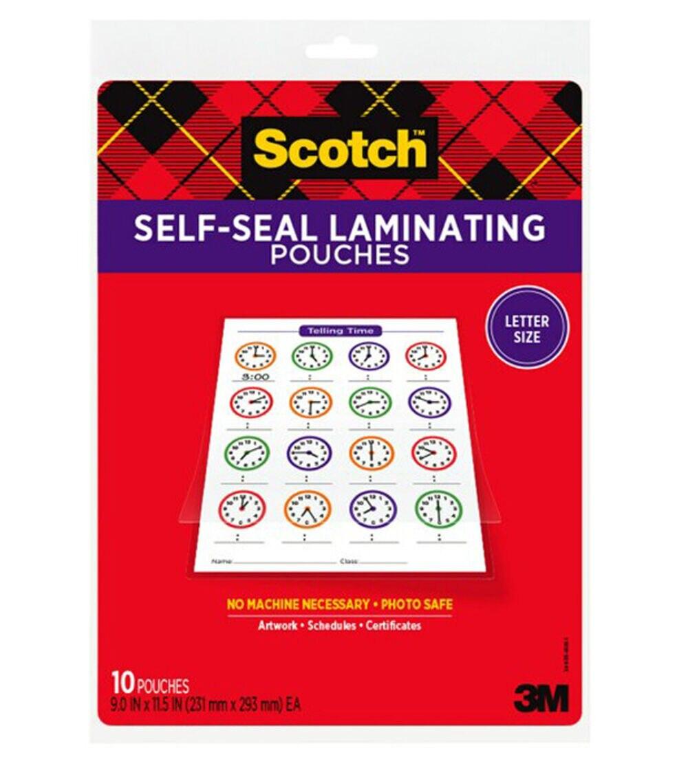 Cutting & Papercrafting Tools | Self-Sealing Laminating Pouches LS854-10G 9.0 in x 11.5 in x 0 in Cutting & Papercrafting Tools Cutting & Papercrafting Tools