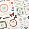 Embellishments & Stickers | 100pc Bo Bunny Brighton Stickers Embellishments & Stickers Embellishments & Stickers