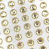 Embellishments & Stickers | 10mm Gold Circle Adhesive Gems 48pc Embellishments & Stickers Embellishments & Stickers