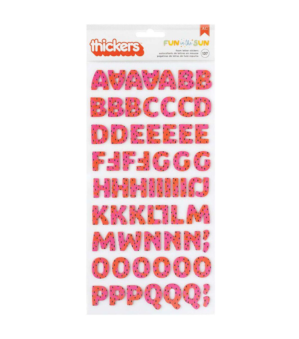 Embellishments & Stickers | 137ct Fun Sun Alphabet Stickers Embellishments & Stickers Embellishments & Stickers