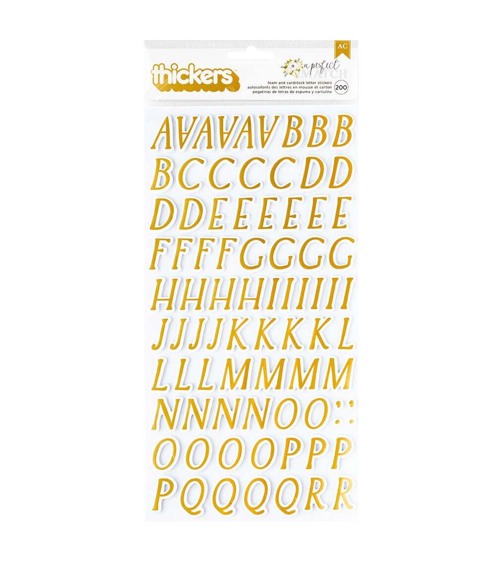 Embellishments & Stickers | 200ct A Perfect Match Puffy Alphabet Stickers Embellishments & Stickers Embellishments & Stickers