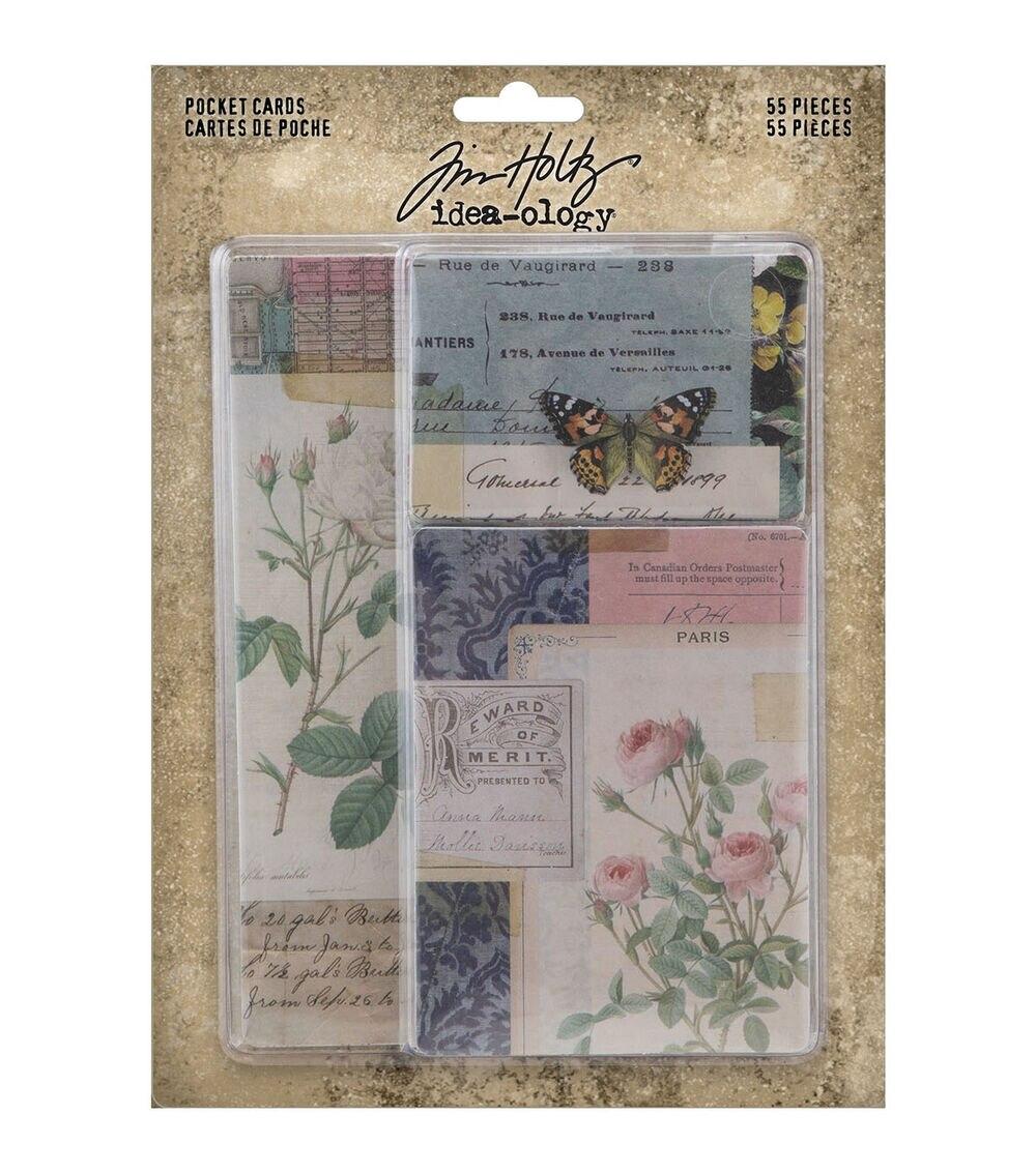 Embellishments & Stickers | 55ct Double Sided Vintage Pocket Cards Embellishments & Stickers Embellishments & Stickers