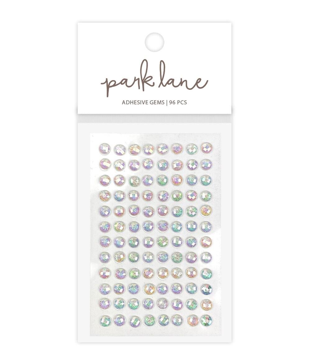 Embellishments & Stickers | 6mm Iridescent Circle Adhesive Gems 96pc Embellishments & Stickers Embellishments & Stickers