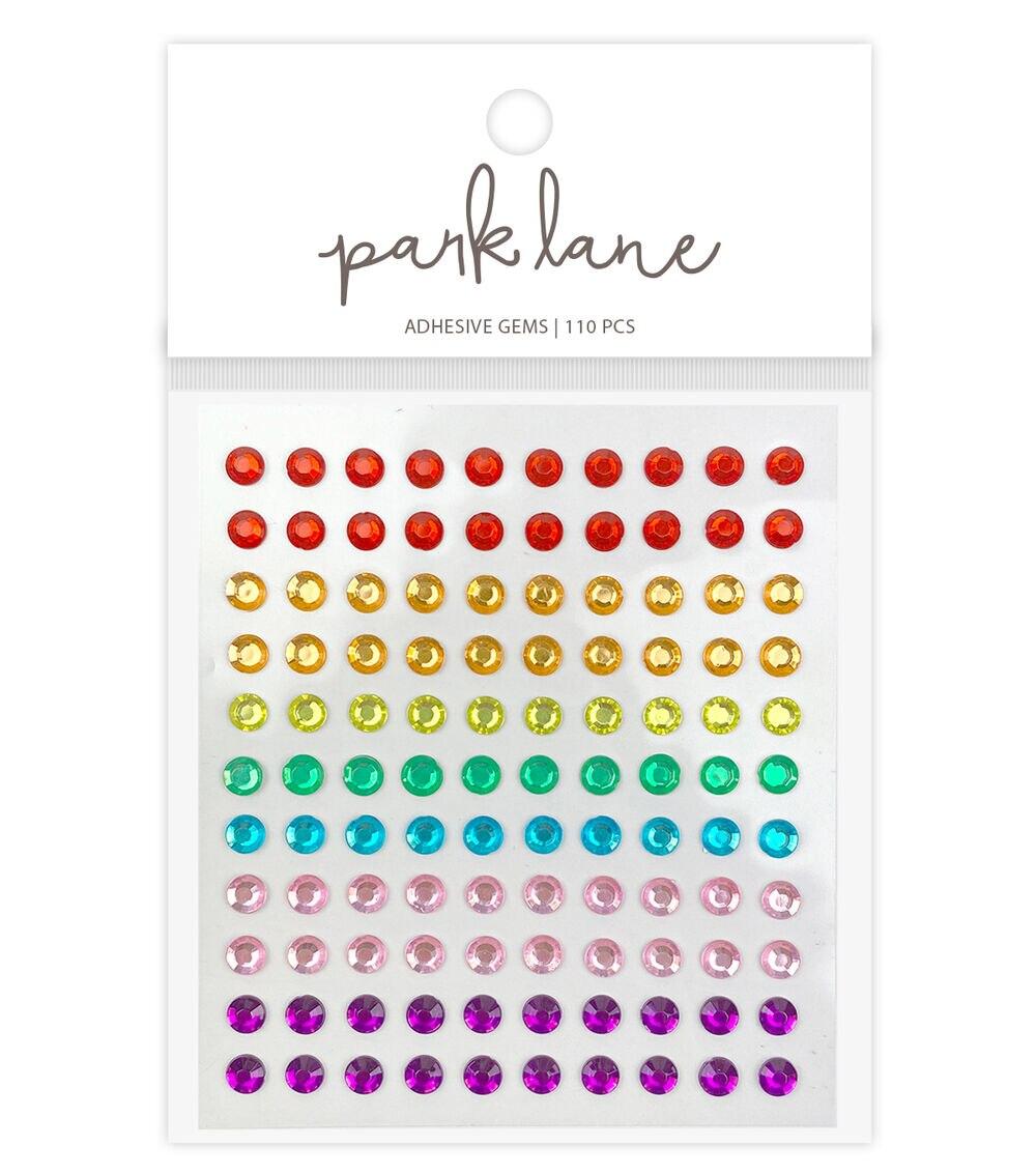 Embellishments & Stickers | 6mm Rainbow Adhesive Gems 110pc Embellishments & Stickers Embellishments & Stickers