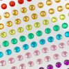 Embellishments & Stickers | 6mm Rainbow Adhesive Gems 110pc Embellishments & Stickers Embellishments & Stickers