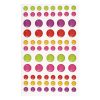 Embellishments & Stickers | 76pc Brights Adhesive Enamel Dots Embellishments & Stickers Embellishments & Stickers