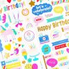 Embellishments & Stickers | 78ct Birthday Stickers Embellishments & Stickers Embellishments & Stickers