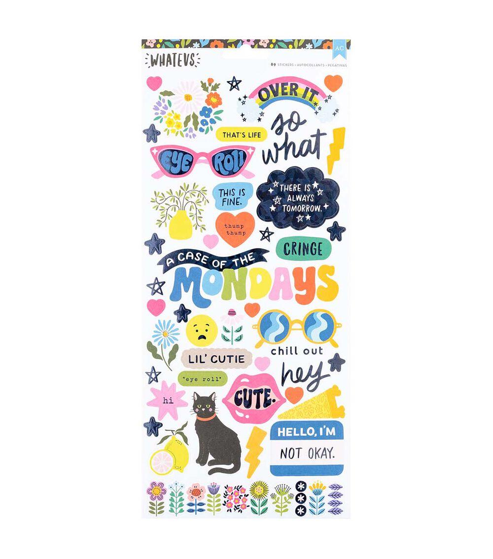 Embellishments & Stickers | 89ct Whatevs Stickers Embellishments & Stickers Embellishments & Stickers