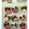 Embellishments & Stickers | 9ct Handmade Mini Rose Flower Mix Ins Amor Mio Embellishments & Stickers Amor Mio