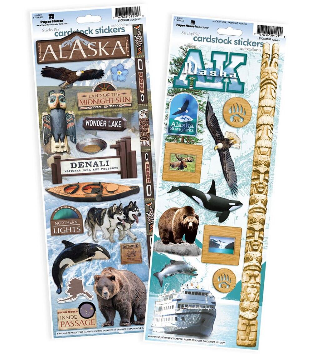 Embellishments & Stickers | Alaska Cardstock Sticker 2pk Embellishments & Stickers Embellishments & Stickers