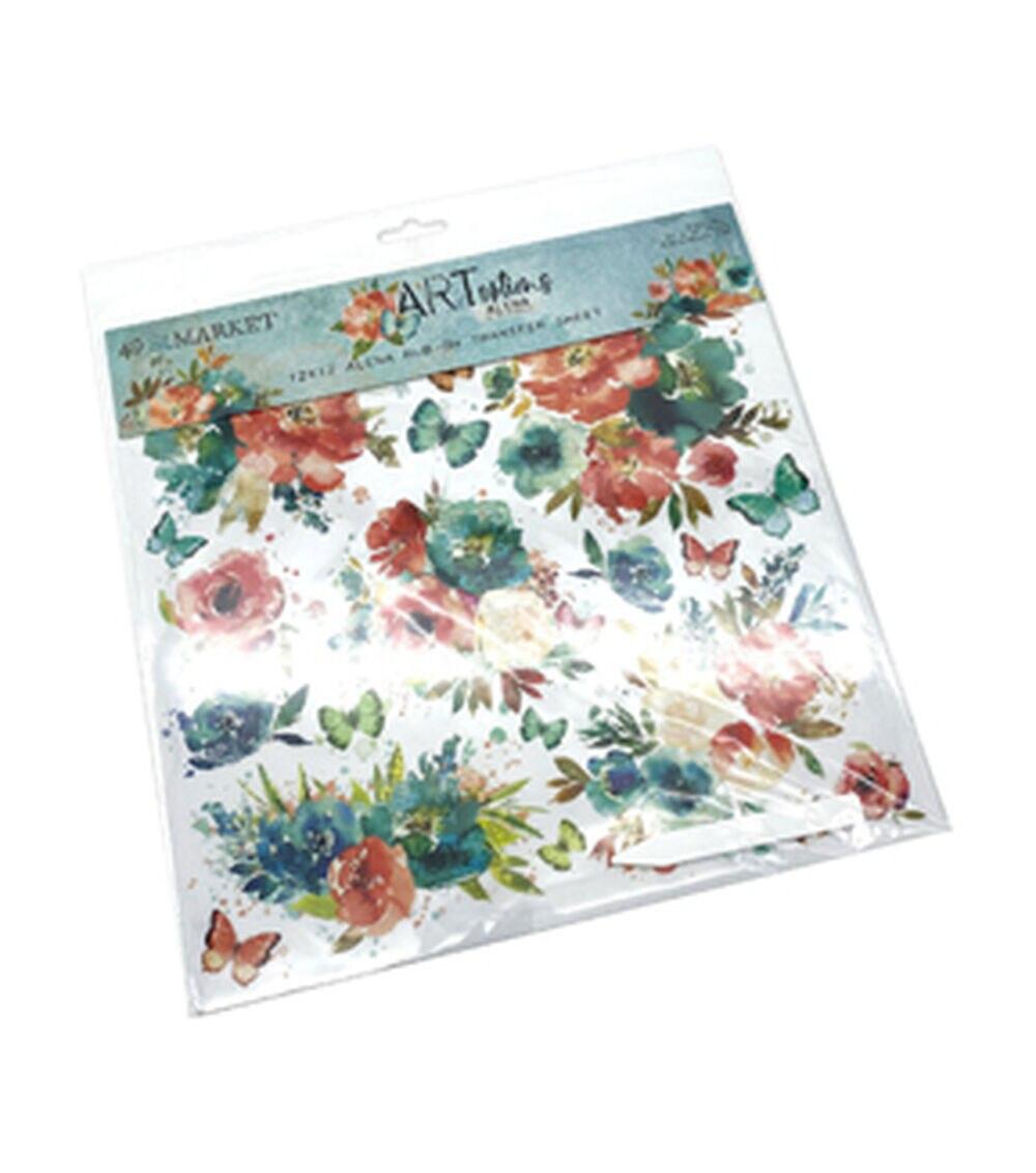 Embellishments & Stickers | Embellishments 12×12 Rub On Floral Stickers Embellishments & Stickers Embellishments & Stickers