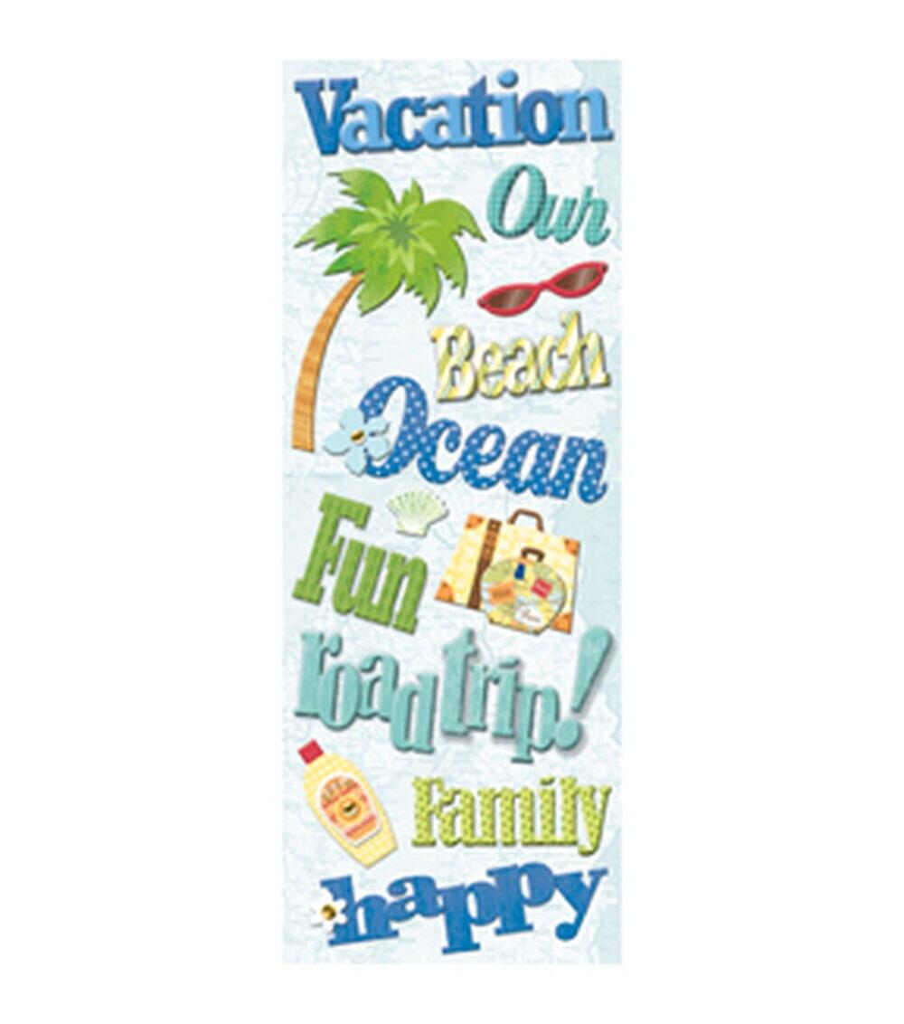 Embellishments & Stickers | Happy Trails Words Adhesive Chipboard Embellishments & Stickers Embellishments & Stickers