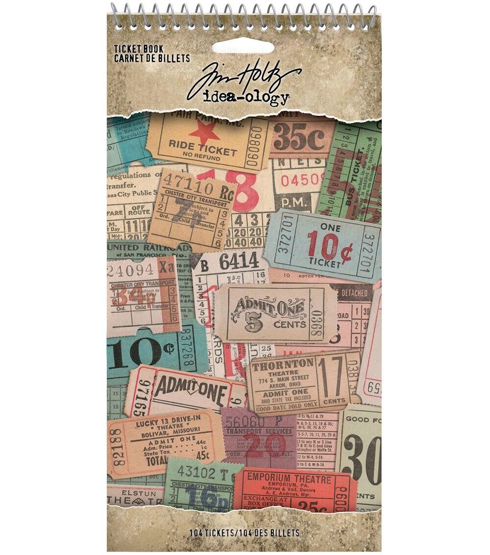 Embellishments & Stickers | Idea Ology 104pc Vintage Ticket Book Embellishments & Stickers Embellishments & Stickers