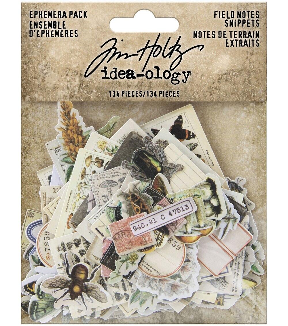 Embellishments & Stickers | Idea Ology 134pc Field Notes Ephemera Embellishments & Stickers Embellishments & Stickers