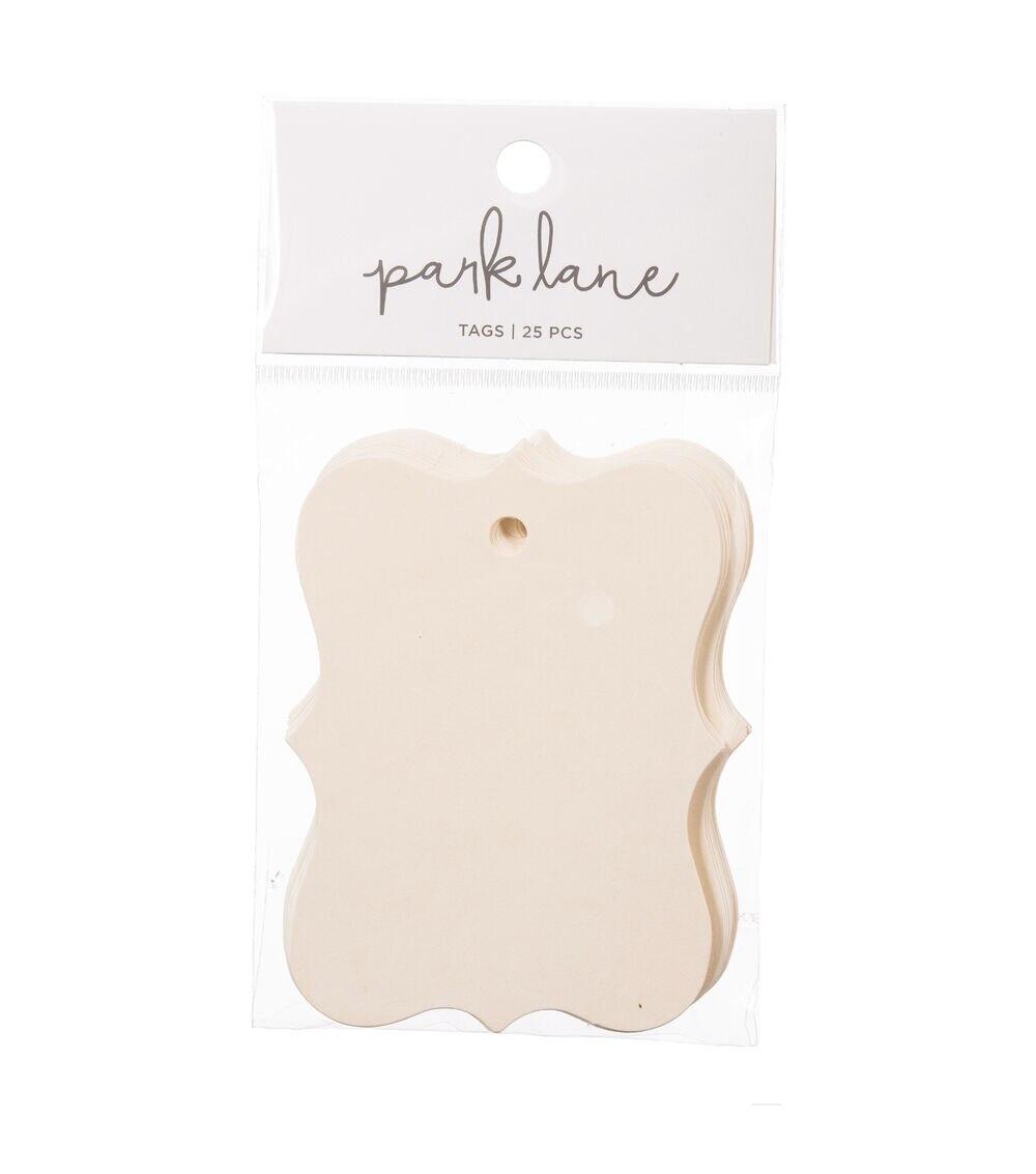 Embellishments & Stickers | Large Tags Scalloped Edge Ivory Embellishments & Stickers Embellishments & Stickers