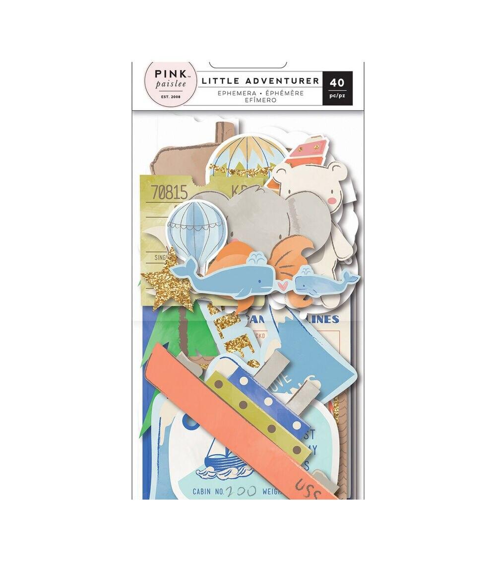 Embellishments & Stickers | Little Adventurer Ephemera Cardstock Die Cuts 40 Pkg Boy with Rose Gold Embellishments & Stickers Embellishments & Stickers