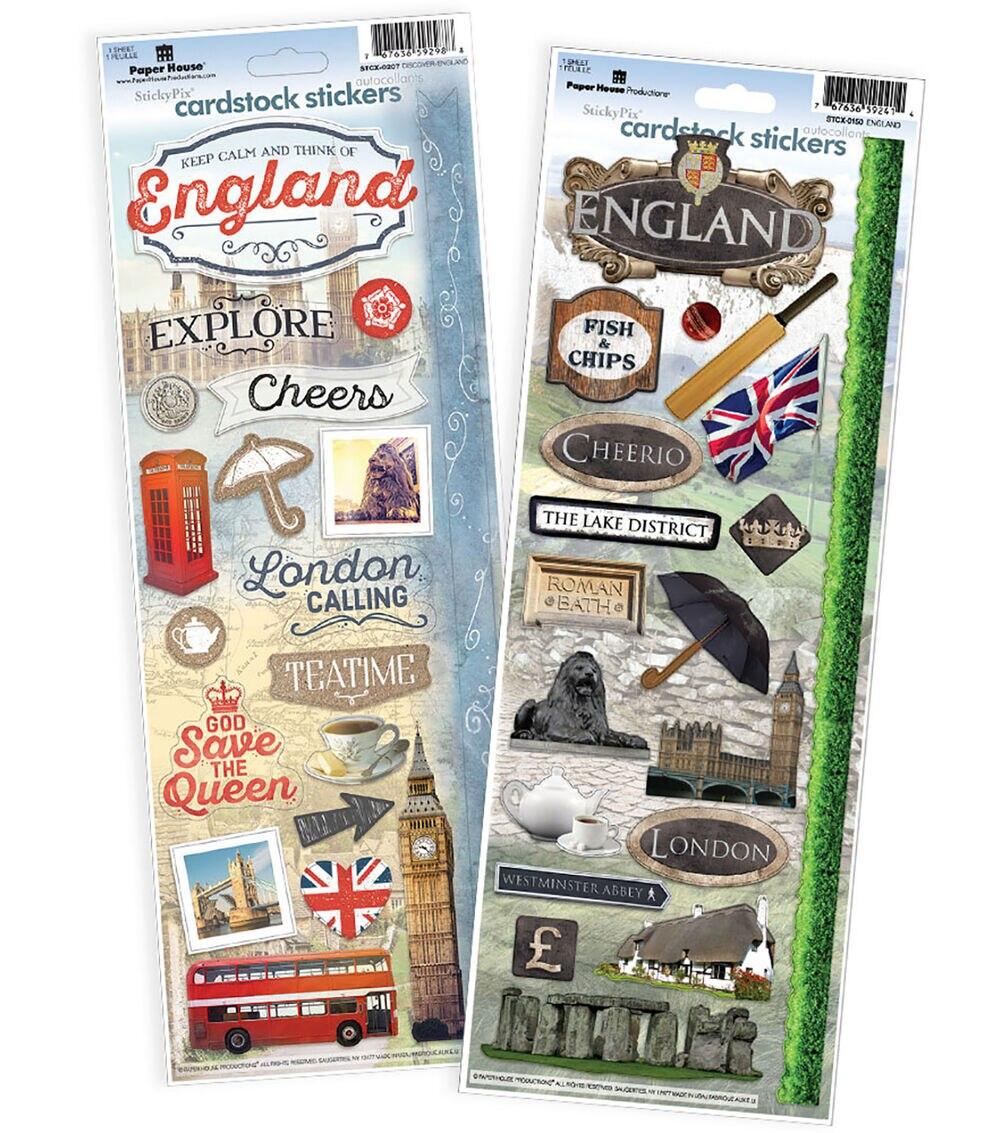 Embellishments & Stickers | London Cardstock Sticker 2pk Embellishments & Stickers Embellishments & Stickers