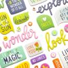 Embellishments & Stickers | Shimelle Never Grow Up Thickers Stickers Let’s Go Phrase Embellishments & Stickers Embellishments & Stickers