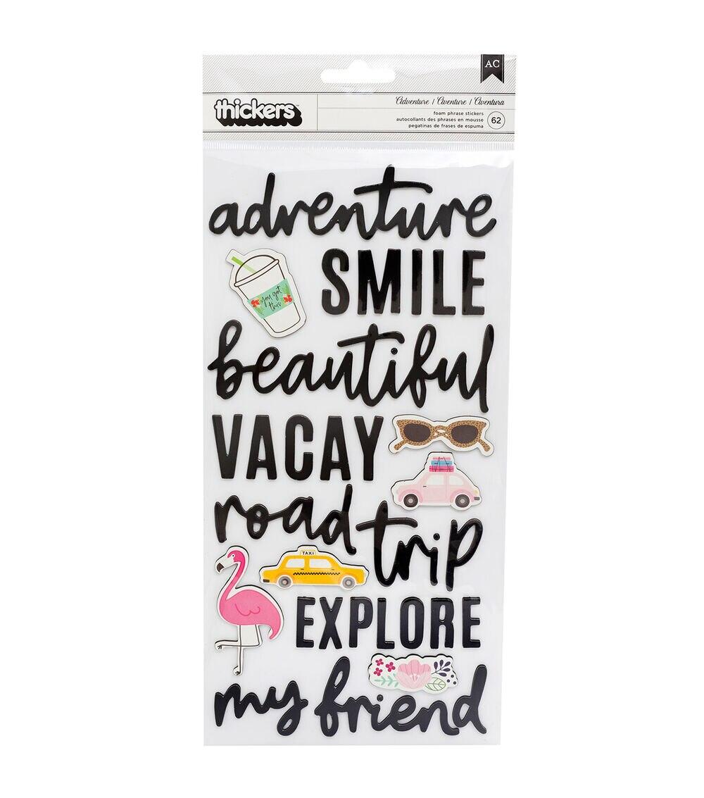 Embellishments & Stickers | Thicker Stickers Chasing Adventures Embellishments & Stickers Embellishments & Stickers