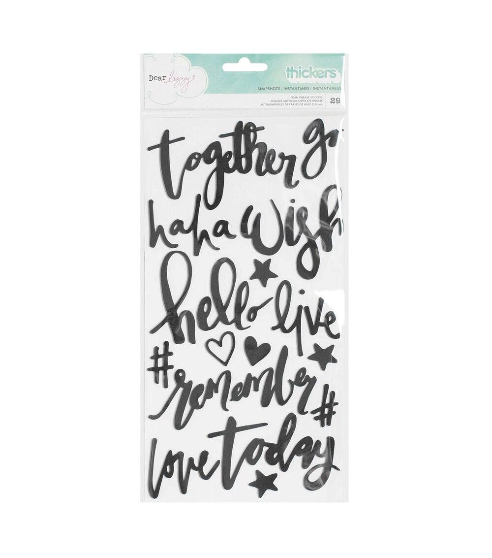 Embellishments & Stickers | Thicker Stickers Chic Script Phrases Embellishments & Stickers Embellishments & Stickers