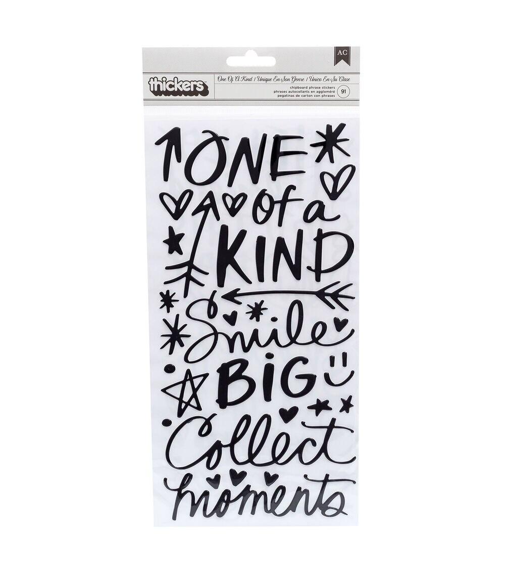 Embellishments & Stickers | Thicker Stickers Field Notes Chic Phrases Embellishments & Stickers Embellishments & Stickers