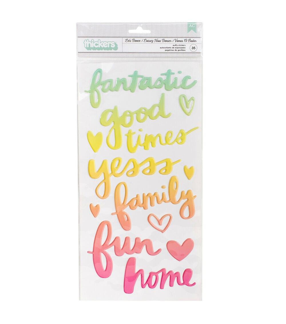 Embellishments & Stickers | Thicker Stickers Ombre Phrases Embellishments & Stickers Embellishments & Stickers