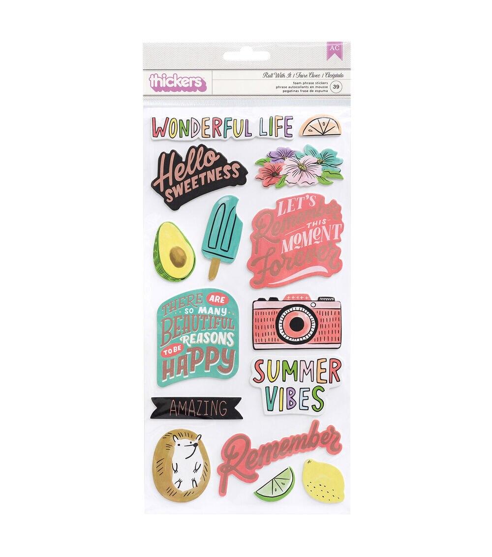 Embellishments & Stickers | Thicker Stickers Roll With It Embellishments & Stickers Embellishments & Stickers