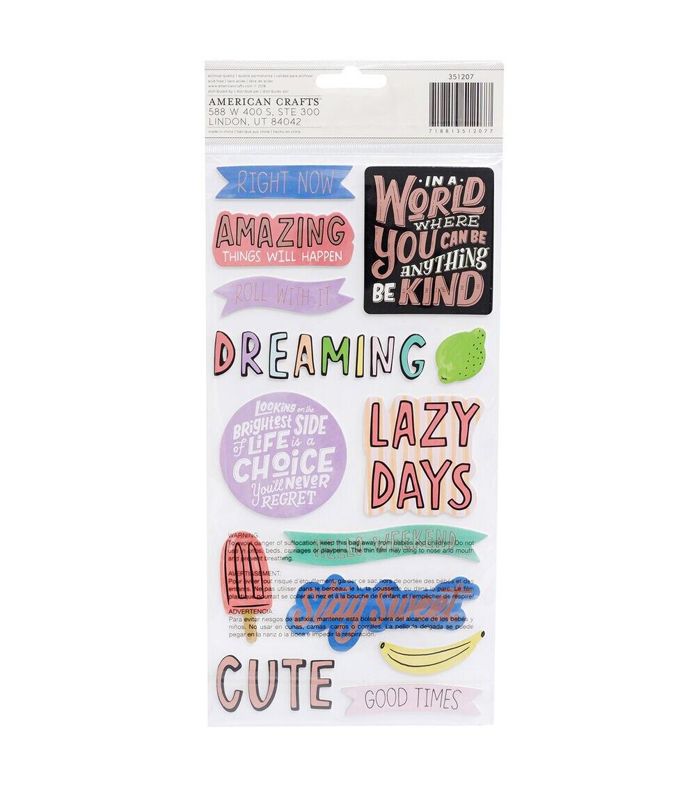 Embellishments & Stickers | Thicker Stickers Roll With It Embellishments & Stickers Embellishments & Stickers