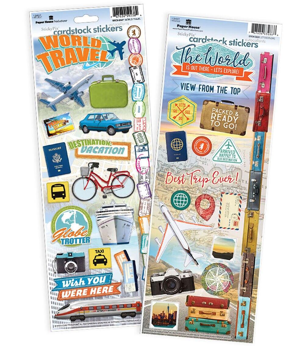 Embellishments & Stickers | World Travel & Big Adventure Stickers Embellishments & Stickers Embellishments & Stickers