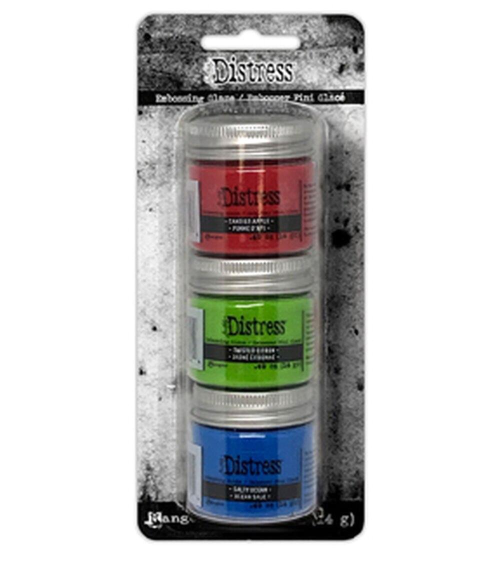 Embossing | 1oz Primary Colors Distress Embossing Glaze Set 3ct Embossing Embossing