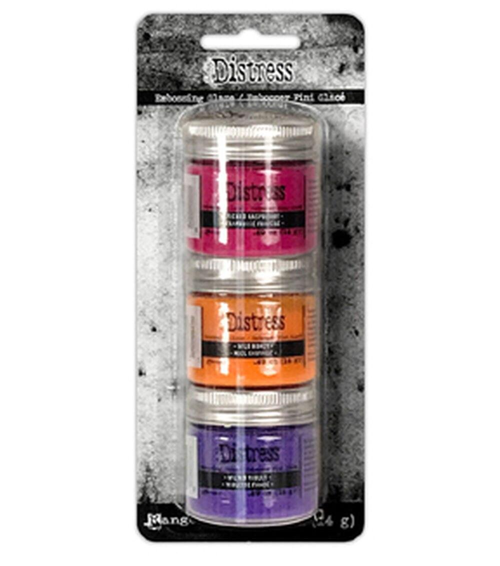 Embossing | 1oz Secondary Colors Distress Embossing Glaze Set 3ct Embossing Embossing