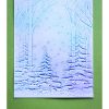 Embossing | Memory Box 3D Embossing Folder 4.5” x 5.75” Snowy Forest Embossing Embossing