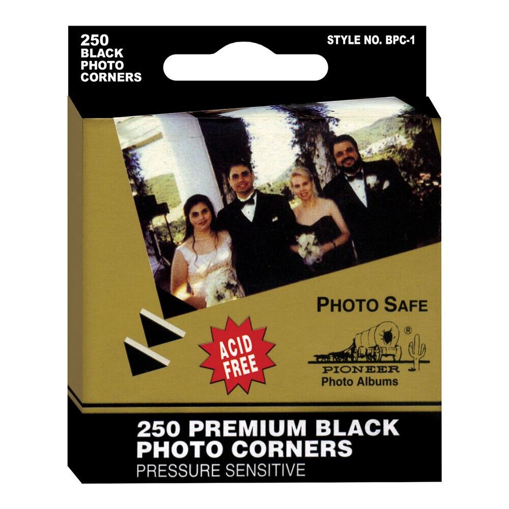 Glues & Adhesives | 250 Black Self Adhesive Photo Corners Glues & Adhesives Glues & Adhesives