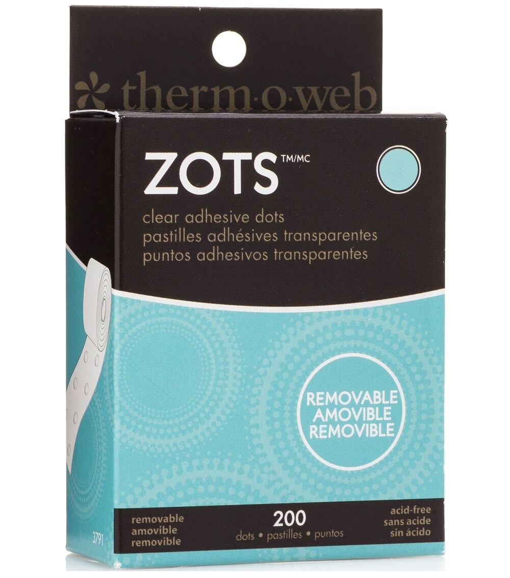 Glues & Adhesives | 3/8″x1/64″ Zots Adhesive Dots 200PK Removable Glues & Adhesives Glues & Adhesives